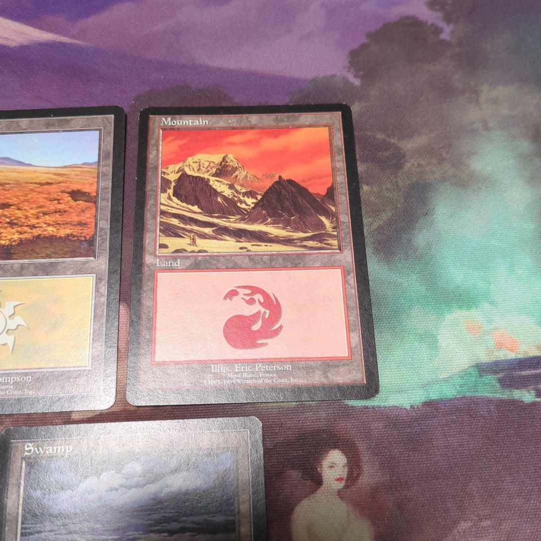 MTG　ユーロランド　平地　森　沼　山　5種セット