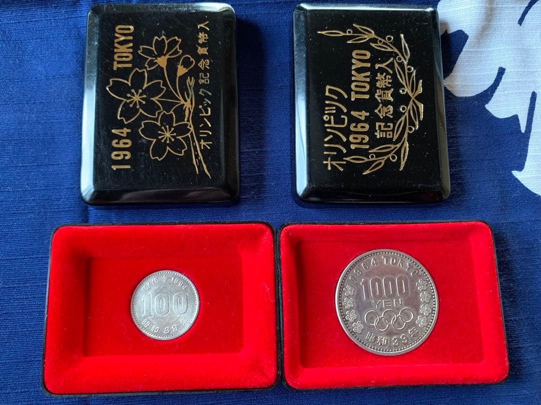 (プルーフ硬貨)1964年東京五輪記念銀貨&記念銅銀メダル