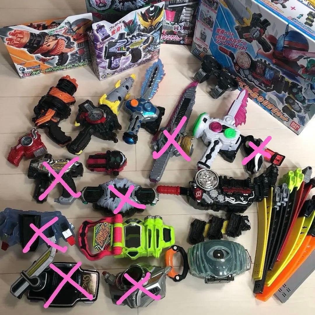 仮面ライダー ベルト 他 まとめ売り エグゼイド ジオウ ビルド ゴースト