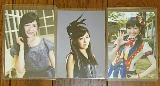 渡辺麻友、柏木由紀 生写真