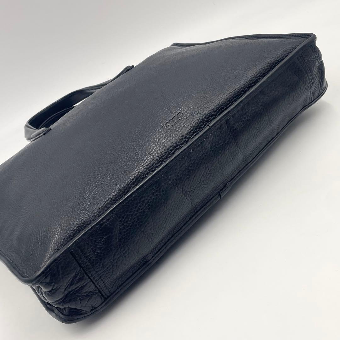 ロエベ LOEWE トレド ビジネスバッグ ブリーフケース オールレザー 黒