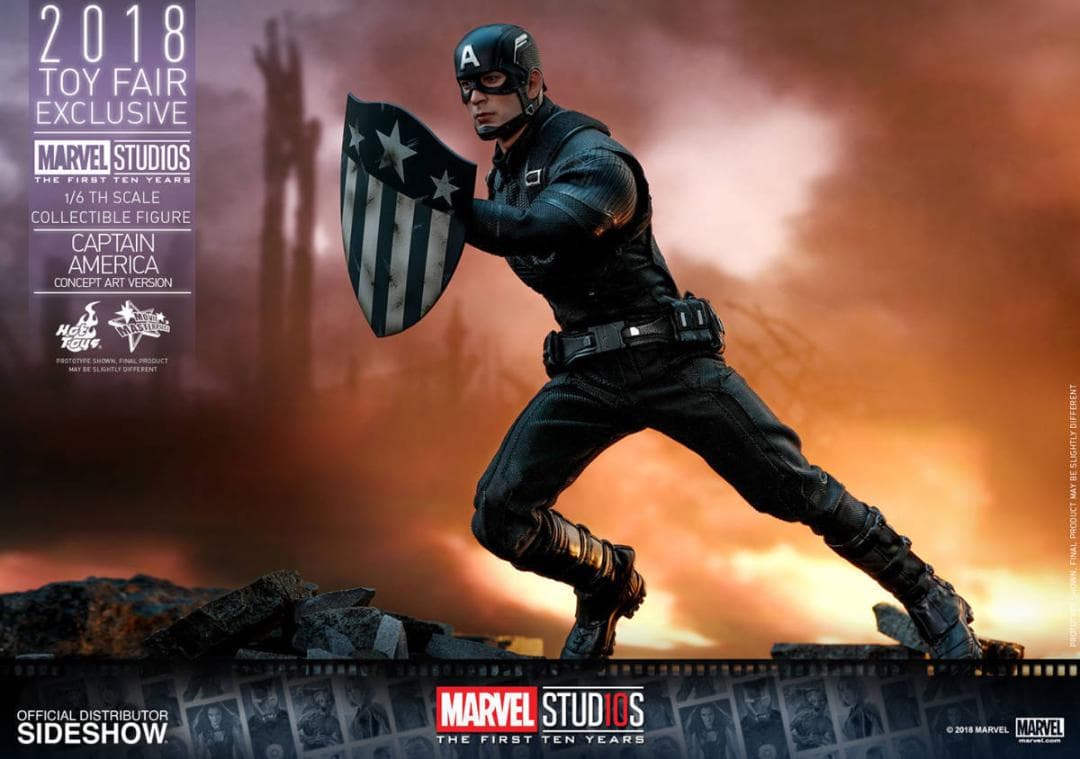 キャプテン アメリカ トイフェア 限定 コンセプトアート ver. ホットトイズ