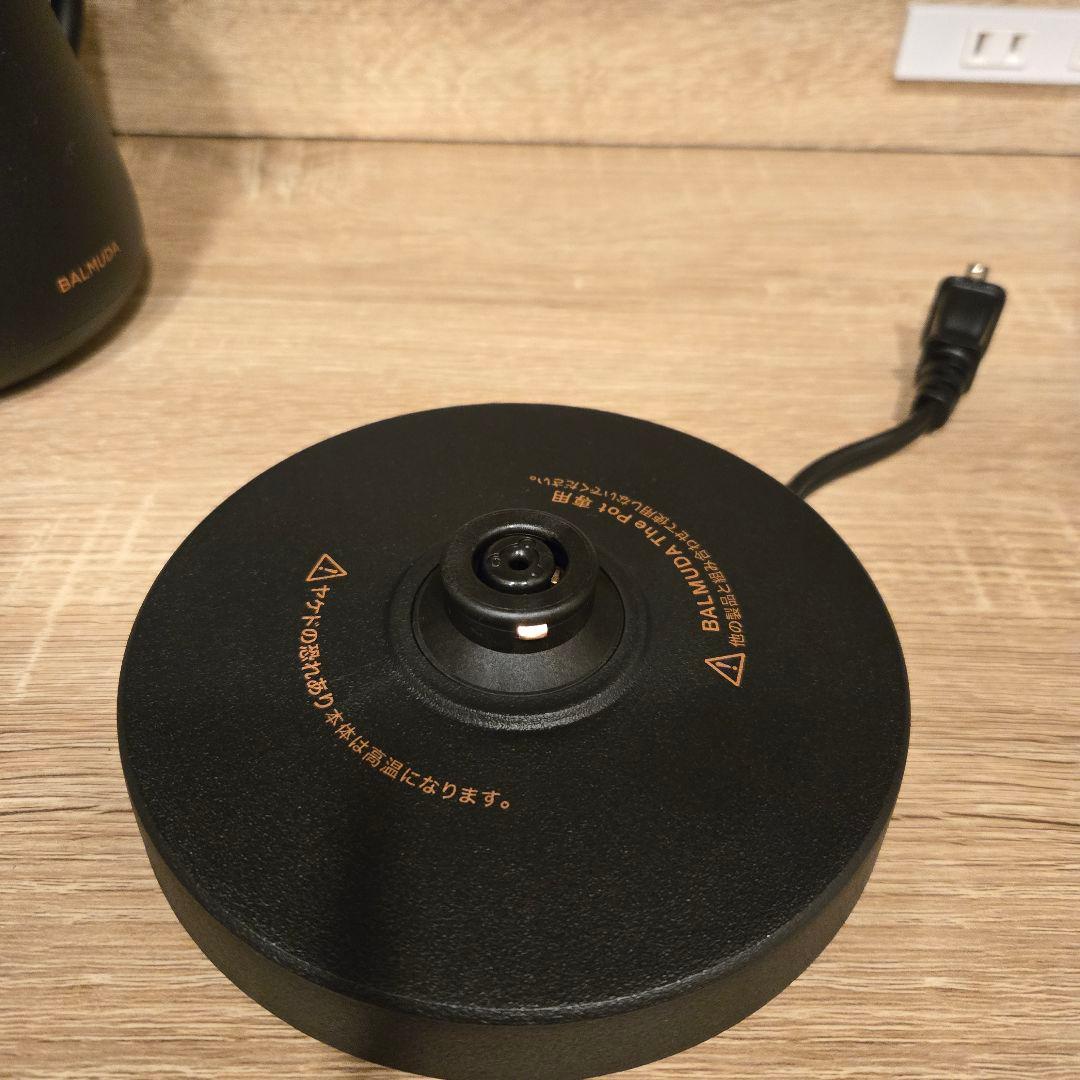 【BALMUDA】コンパクトケトル 0.6L ブラック K07A-BK 未使用品