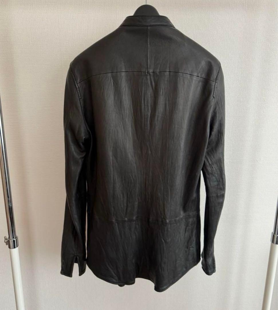 レア！ユリウス 初期 JULIUS_7 2004AW レザーシャツ