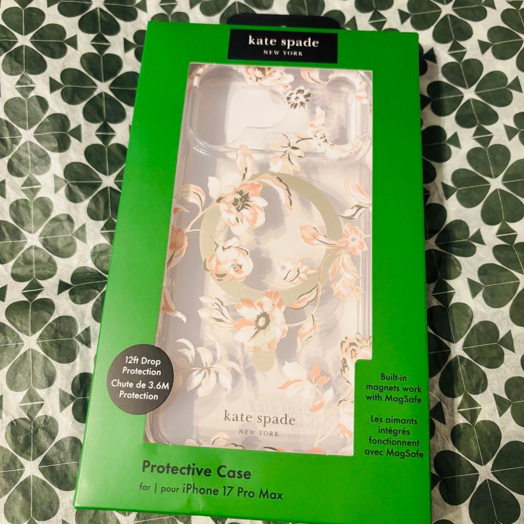 ケイトスペード iPhone17ProMax 花柄 MagSafe