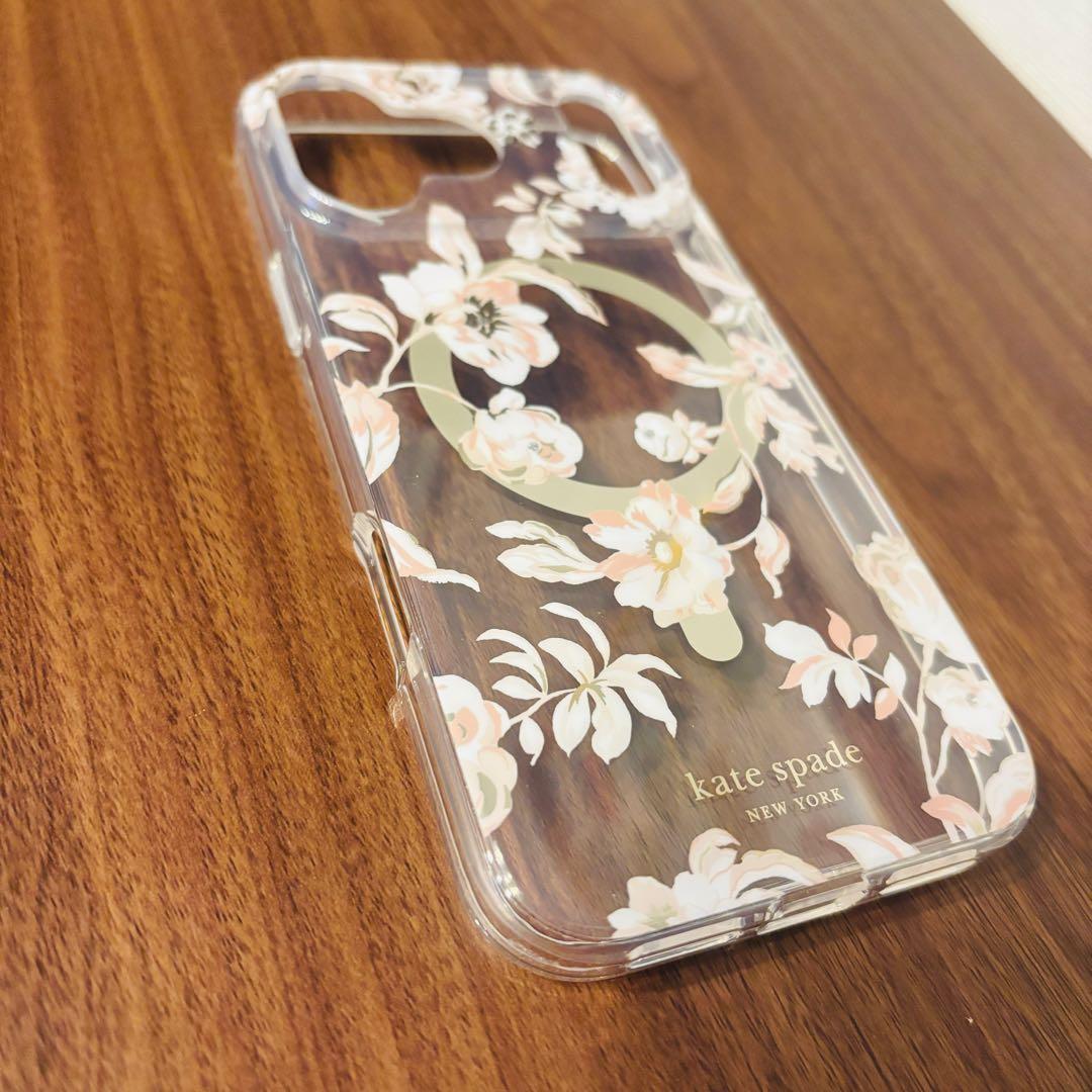 ケイトスペード iPhone17ProMax 花柄 MagSafe