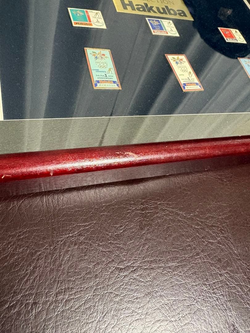 【希少・額装品】1998年 長野オリンピック 1周年記念 白馬 ピンバッジセット