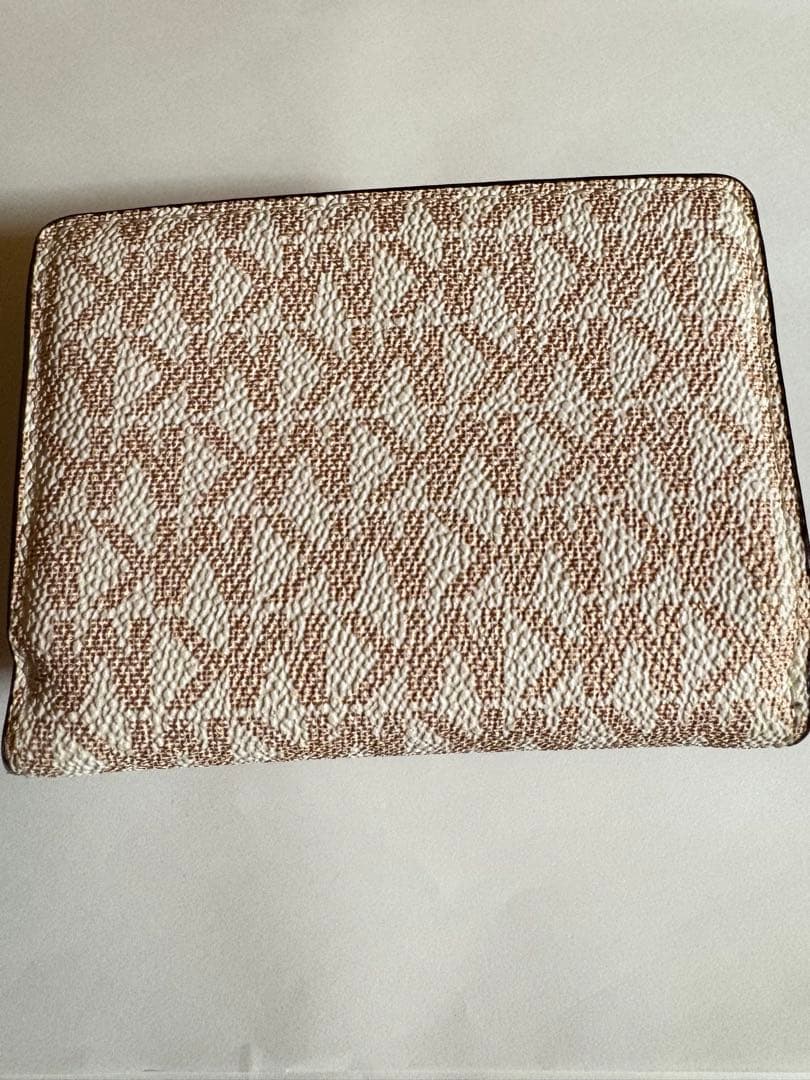 MICHAEL KORS財布 折り財布 がま口 ピンク 三つ折り財布