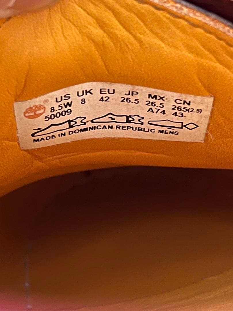 Timberland 3EYE クラシックラグ　50009 バーガンディです