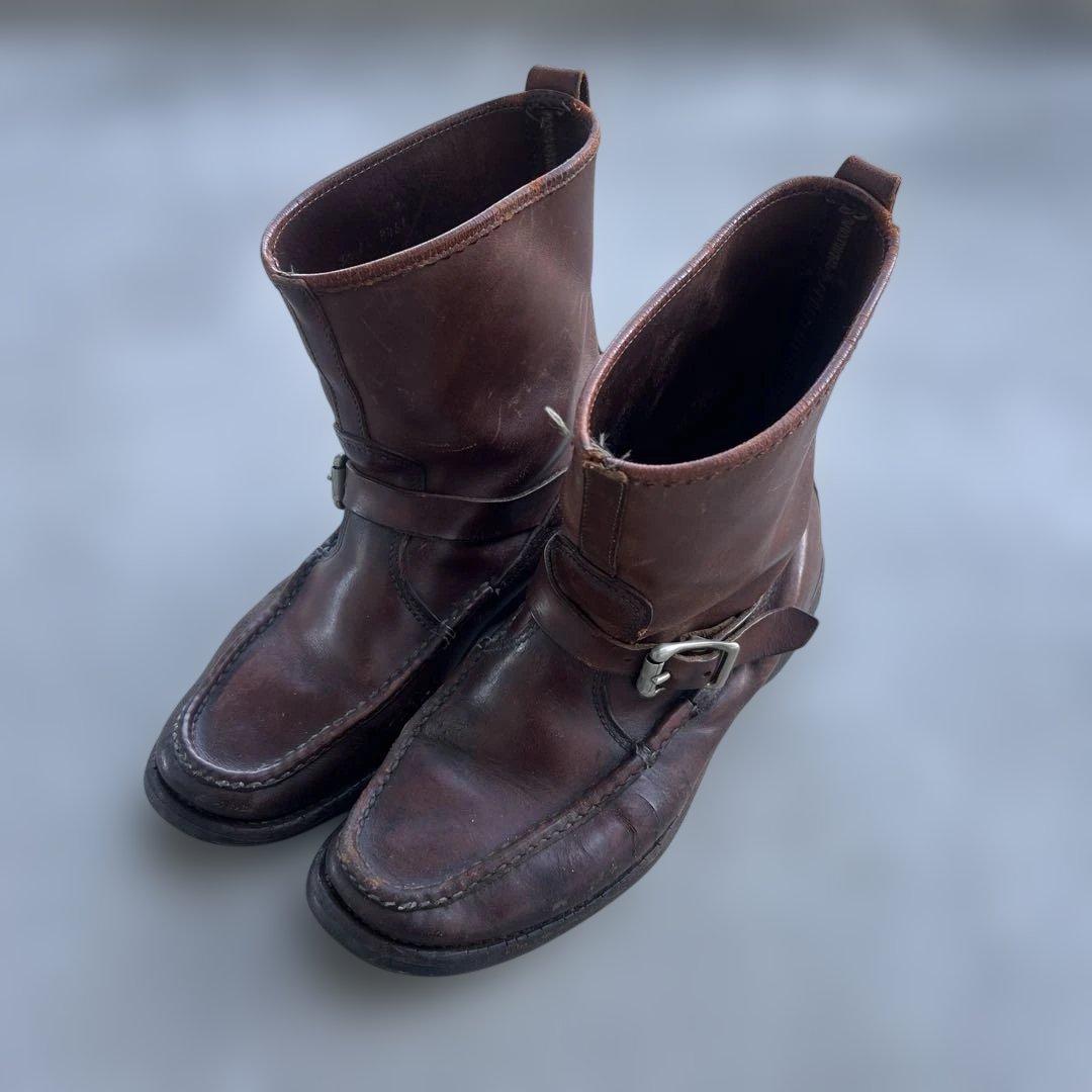 80s90s Russell moccasinラッセルモカシン スネークブーツ