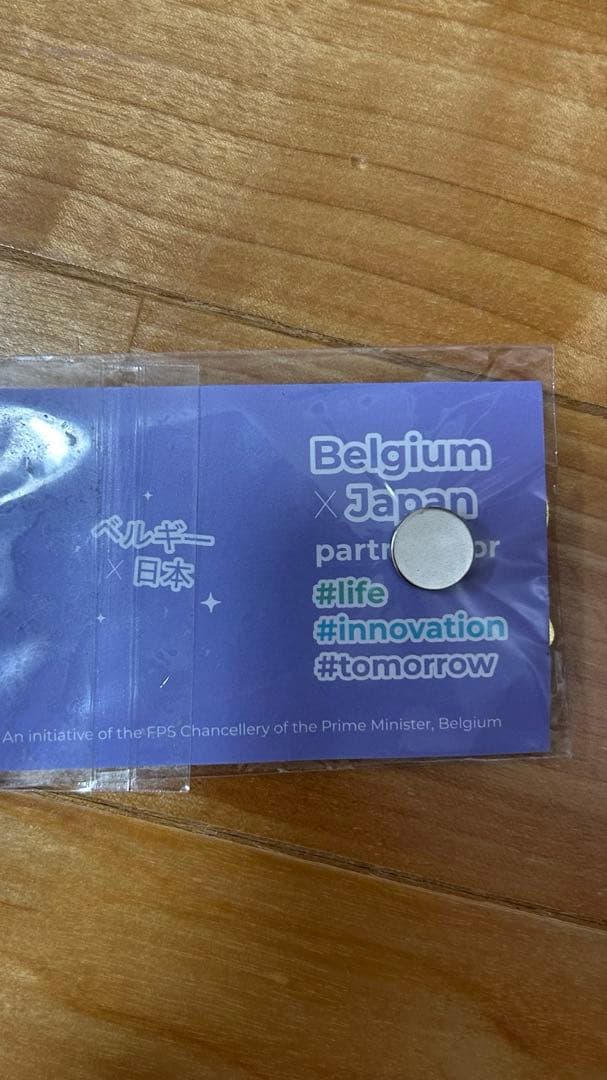 [非売品・レア物] 2025 大阪万博　ベルギーパビリオンピンバッジ
