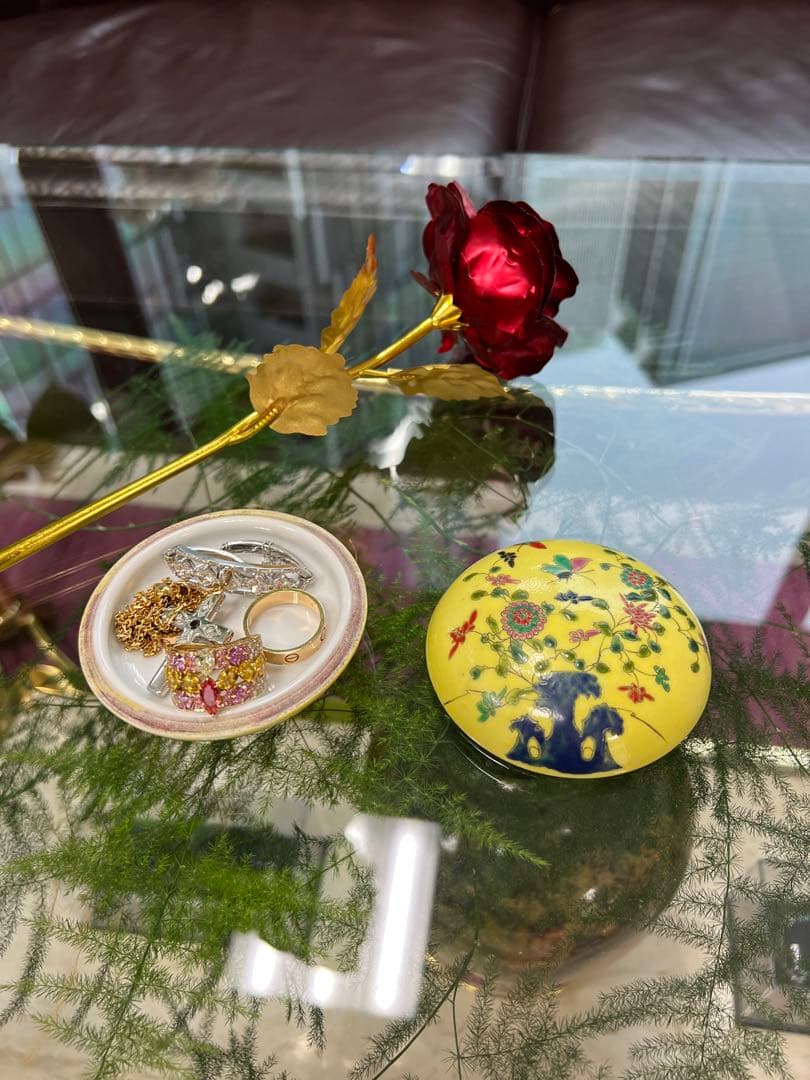 中国清光绪年製琺瑯彩•粉彩香盒　骨董唐物コレクション古美術品アンティーク江戸青磁