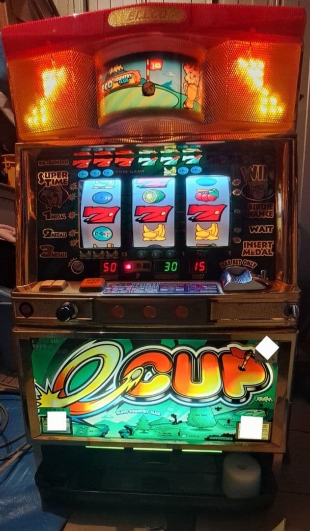 エレコ　パチスロ　実機　イーカップ　不要機付　レア　レトロ