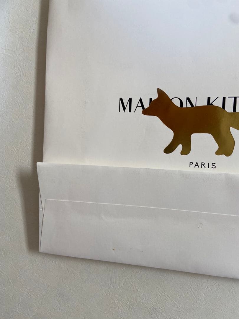 MAISON KITSUNÉ ライトブルー マフラー