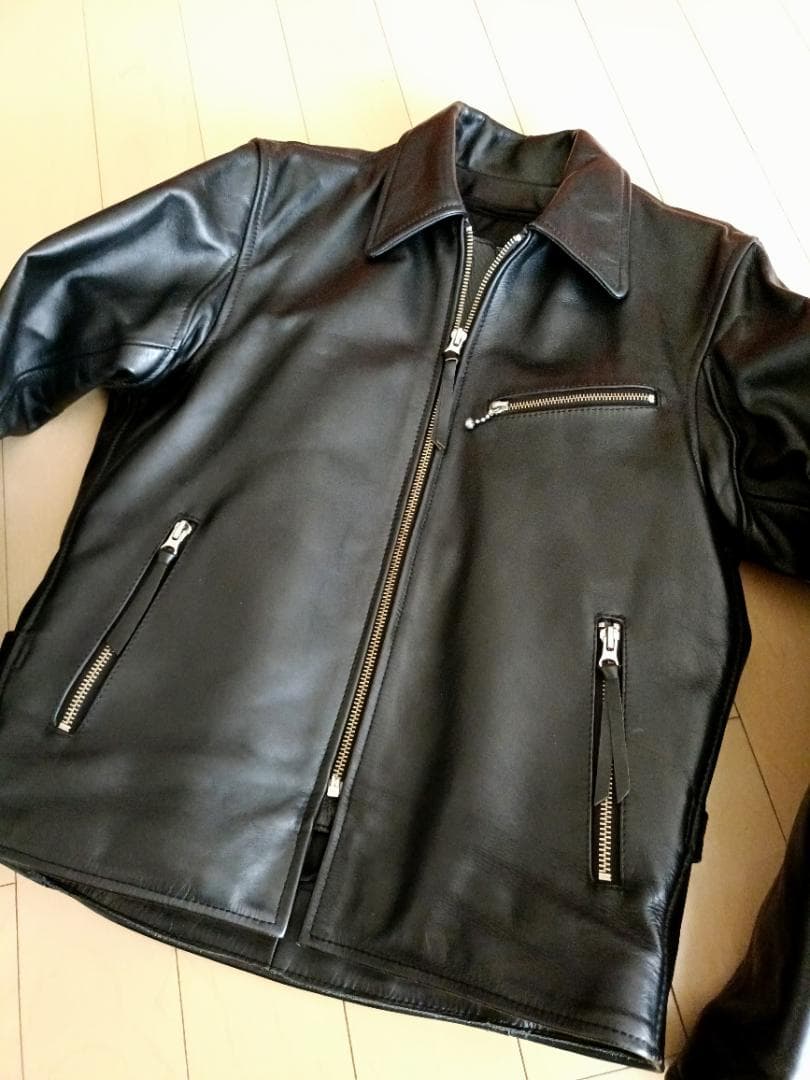 カドヤ　革ジャン　 シングルライダースジャケット