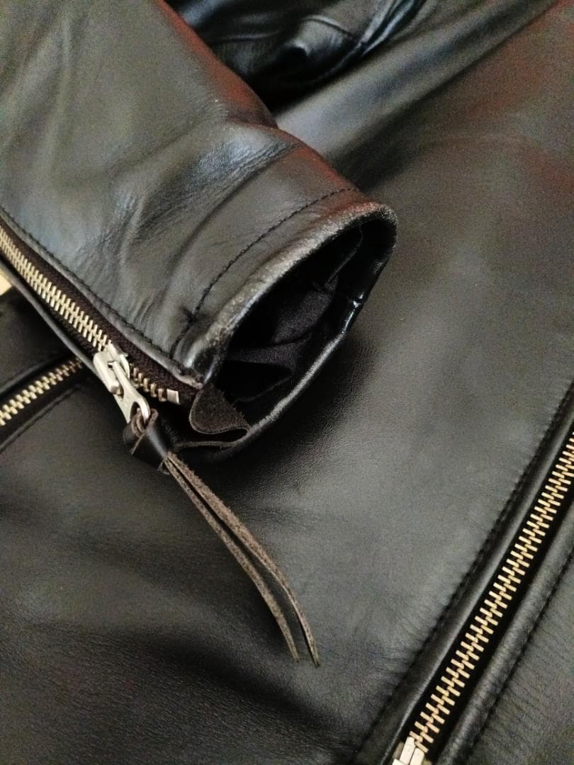 カドヤ　革ジャン　 シングルライダースジャケット