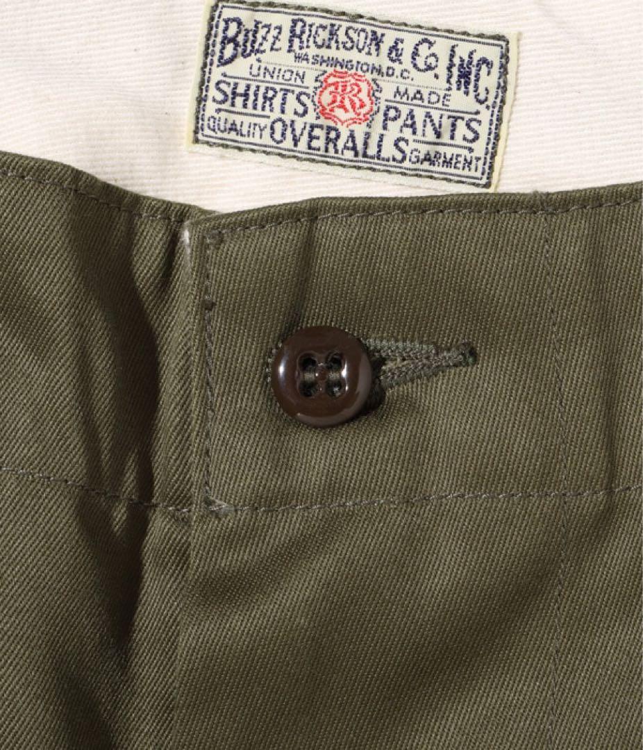 Buzz Rickson's チノパン オリーブ W31L30