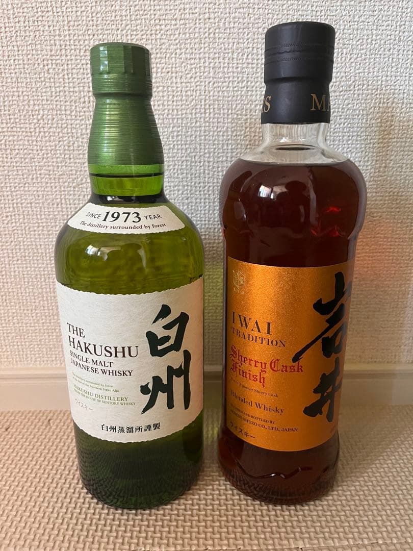 サントリー白州、山﨑、岩井シェリーカスク、グレンモーレンジ4本（Atoz）