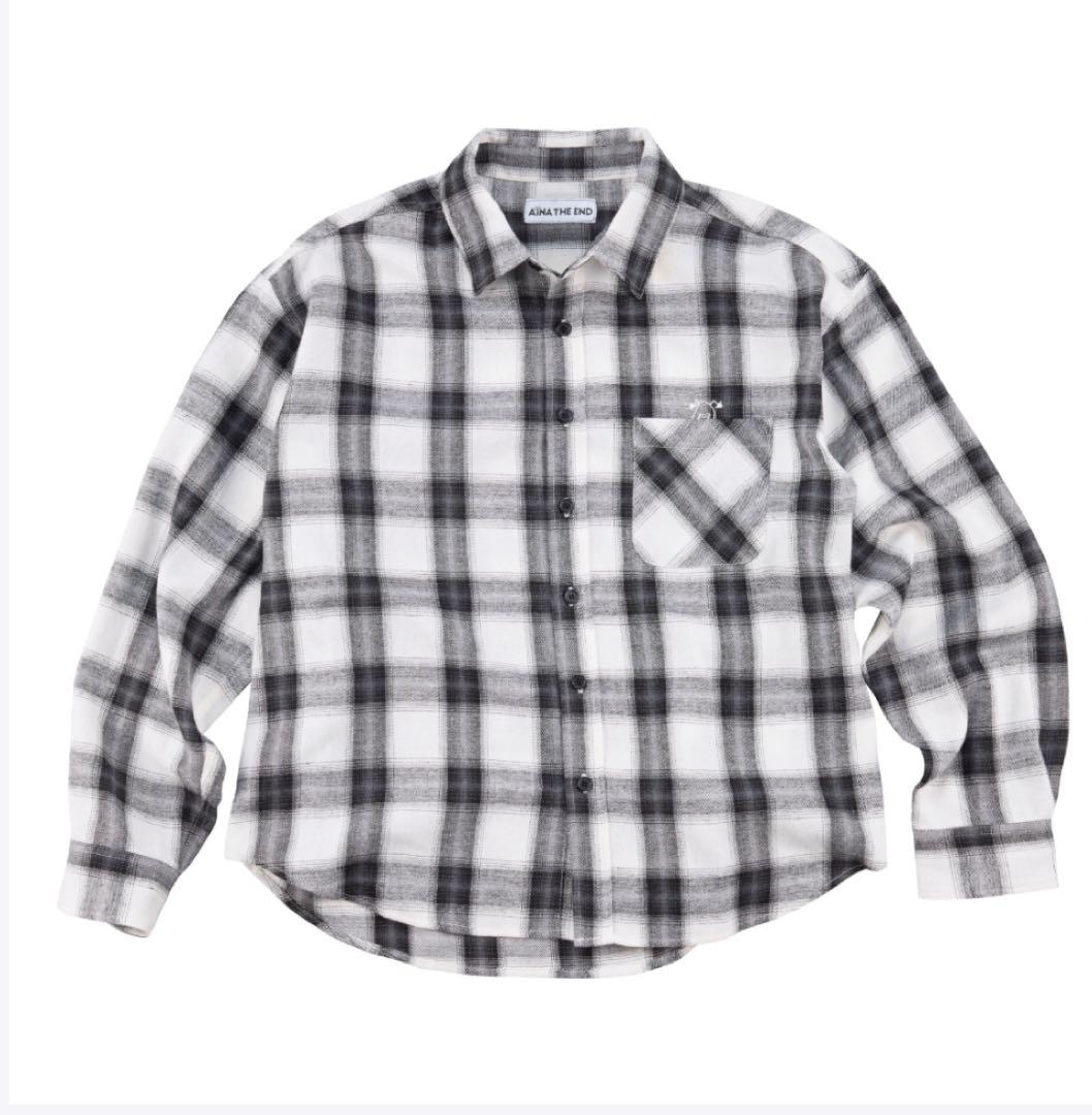 アイナジエンド ワンマンツアーグッズ 隠れ刺繍サイン入りチェックシャツ