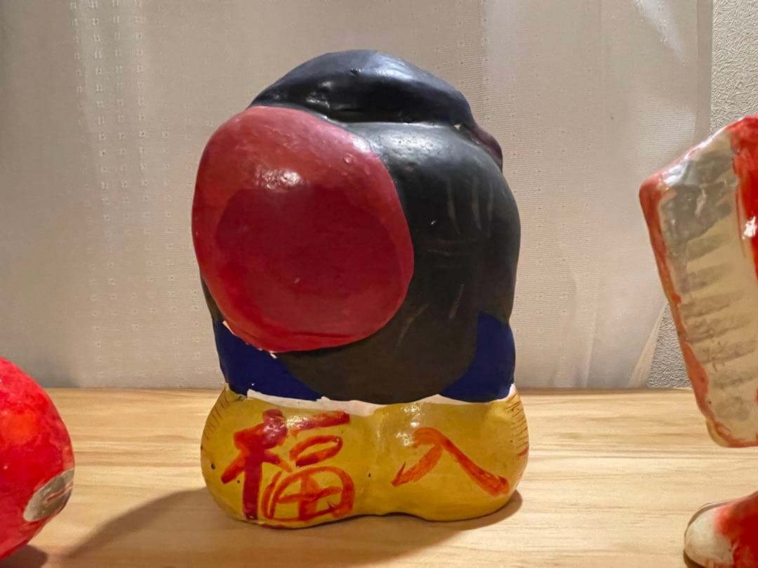 土雛 中野土人形 4体セット 【奈良久雄】 うち1体サイン入り！