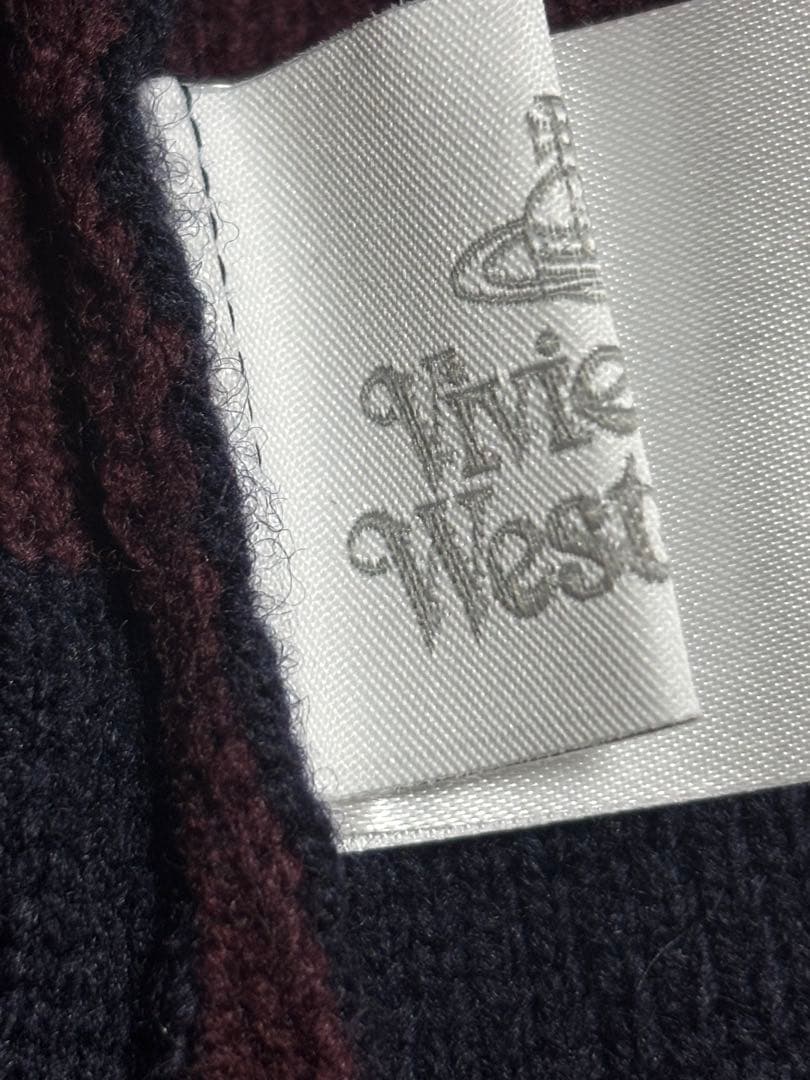 viviennewestwood フラップ付きワッチ ニット帽 ネイビー y2k