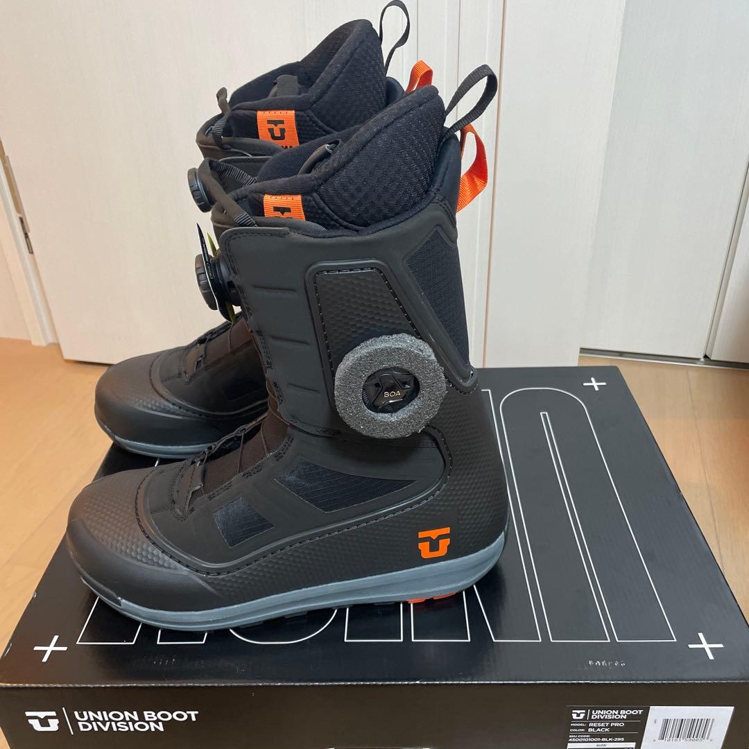 UNION リセットプロ　 ブラック スノーボードブーツ2026