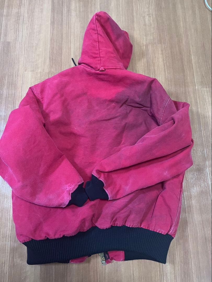 90s Carhartt アクティブジャケット レッド 企業系