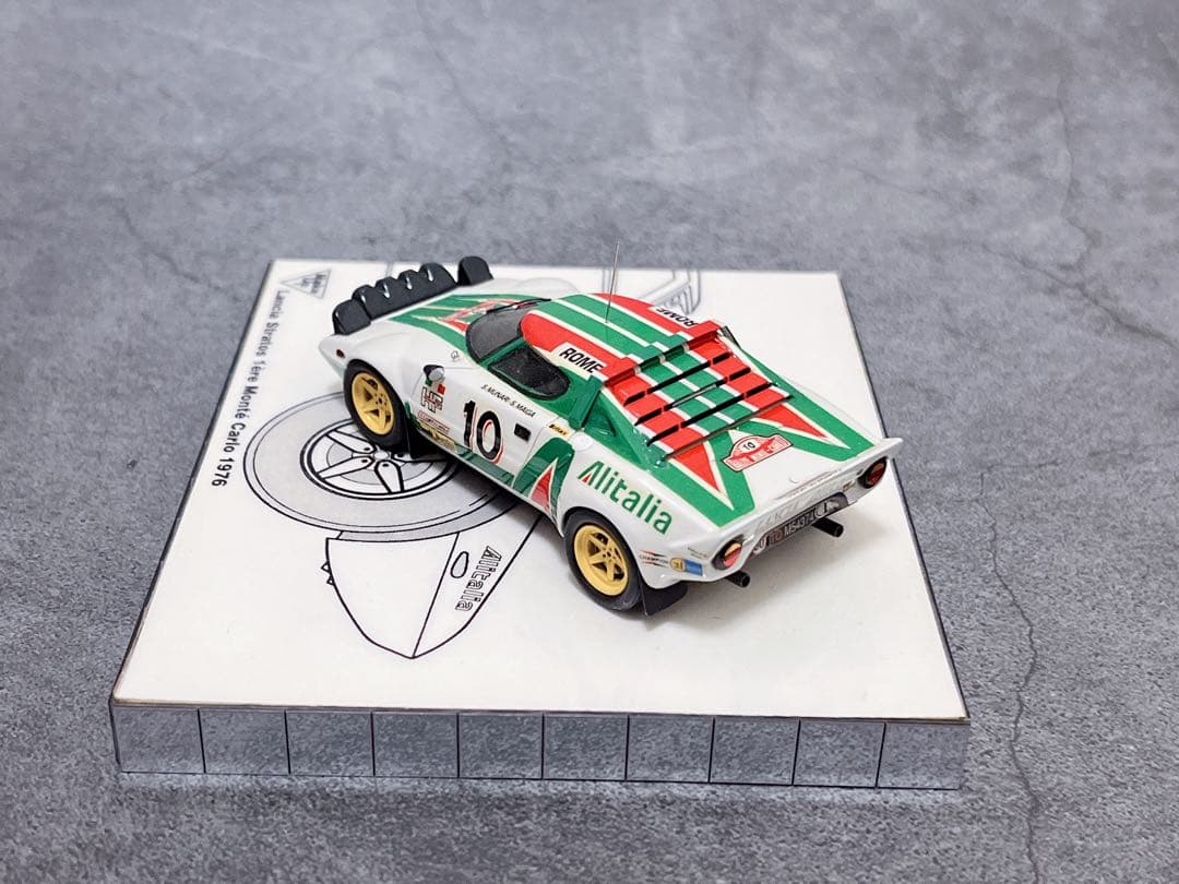 メイクアップ　1/43 ランチア ストラトス アリタリア #10