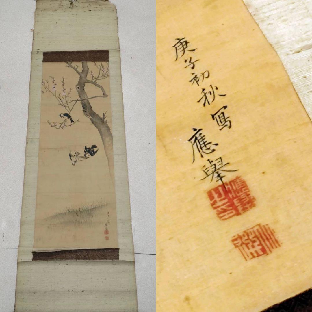 3-2866 掛軸　『庚子初秋写 應舉』　丸山応挙