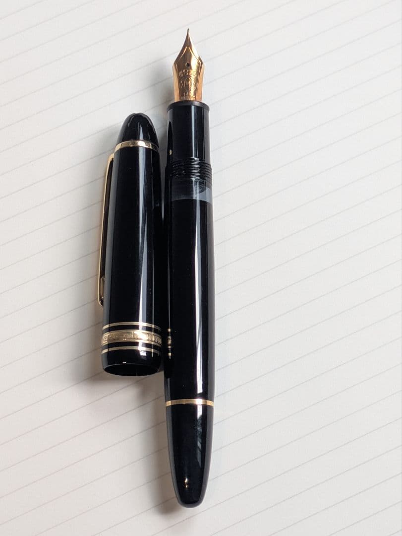 モンブラン　マイスターシュテュック146　全金　14金　極細　EF