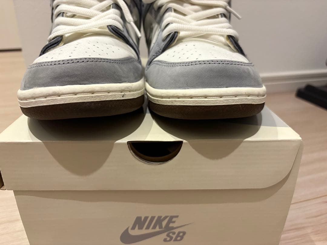 Nike Dunk Low グレー/ホワイト/ブラウン　堀米ダンク