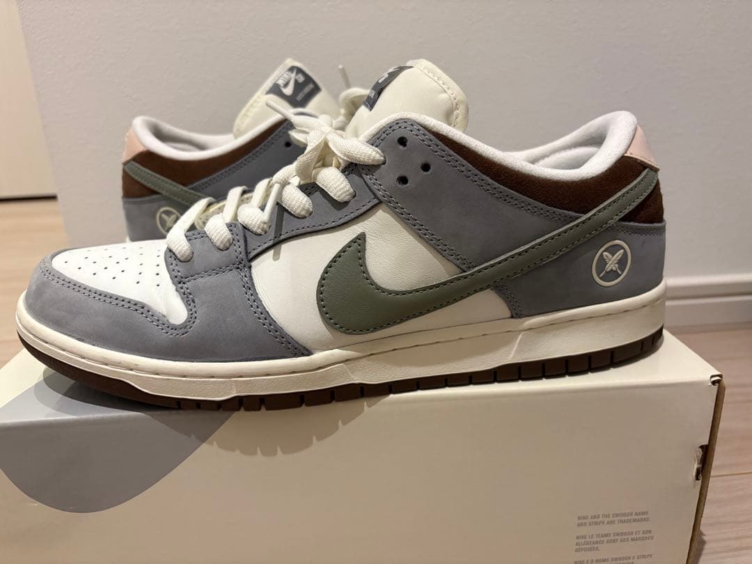 Nike Dunk Low グレー/ホワイト/ブラウン　堀米ダンク