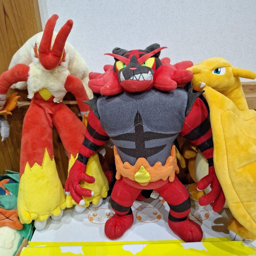 ポケモンセンター　リザードン　ガオガエン　バシャーモ　ぬいぐるみ　まとめ