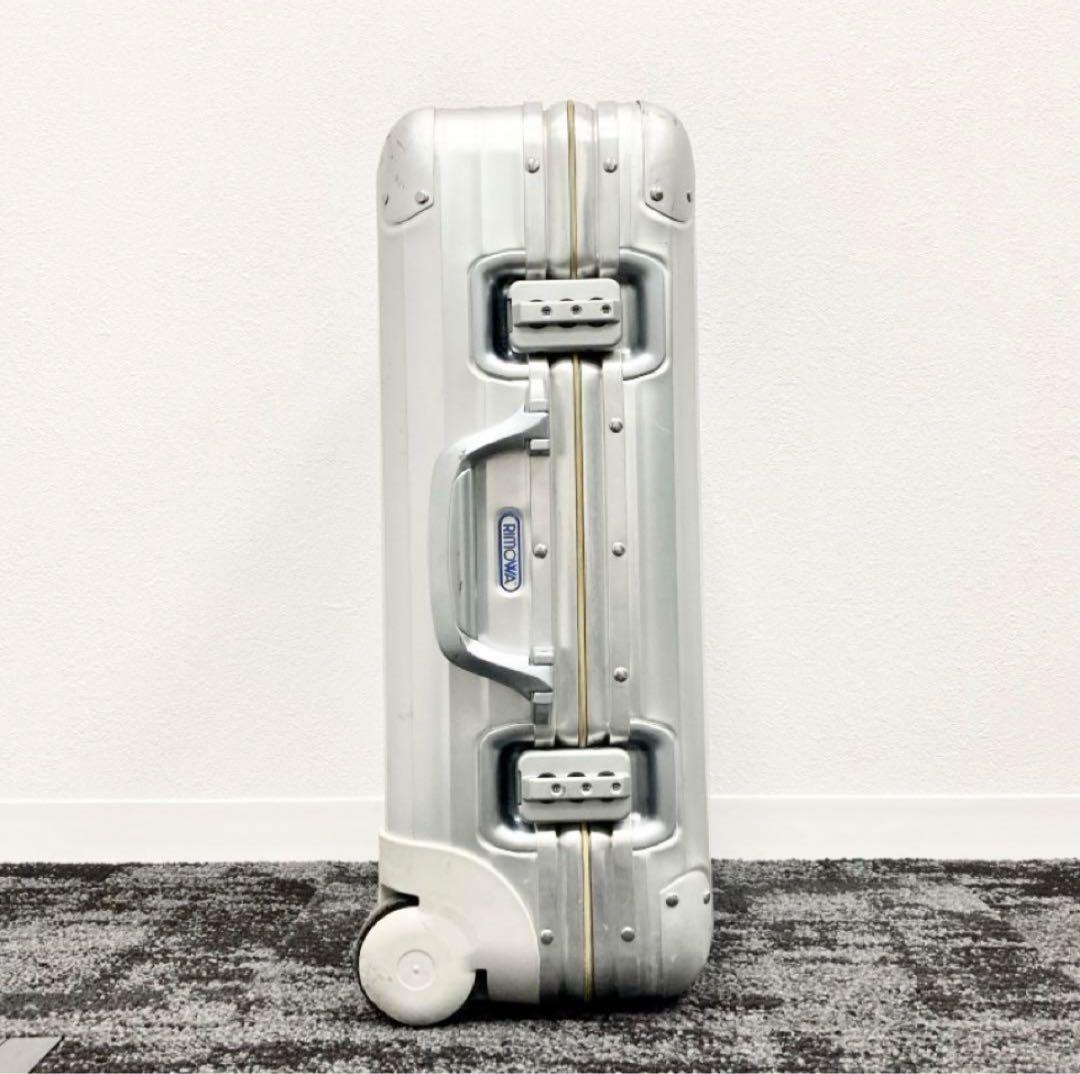 RIMOWA リモワ トパーズ オリジナル 32L アルミキャリー 青ロゴ