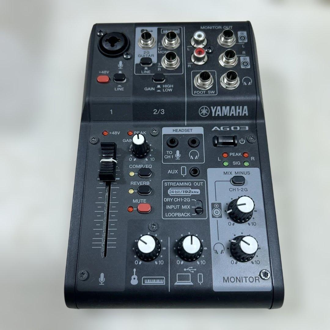 YAMAHA AG03 配信機材セット