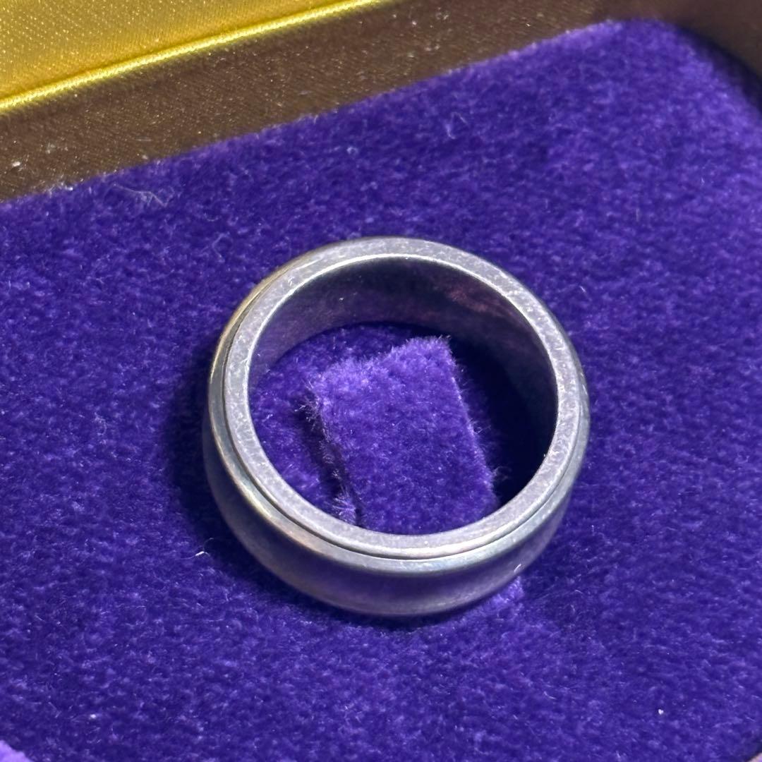 TIFFANY ティファニー 925Ti ナロー リング シルバー×チタン