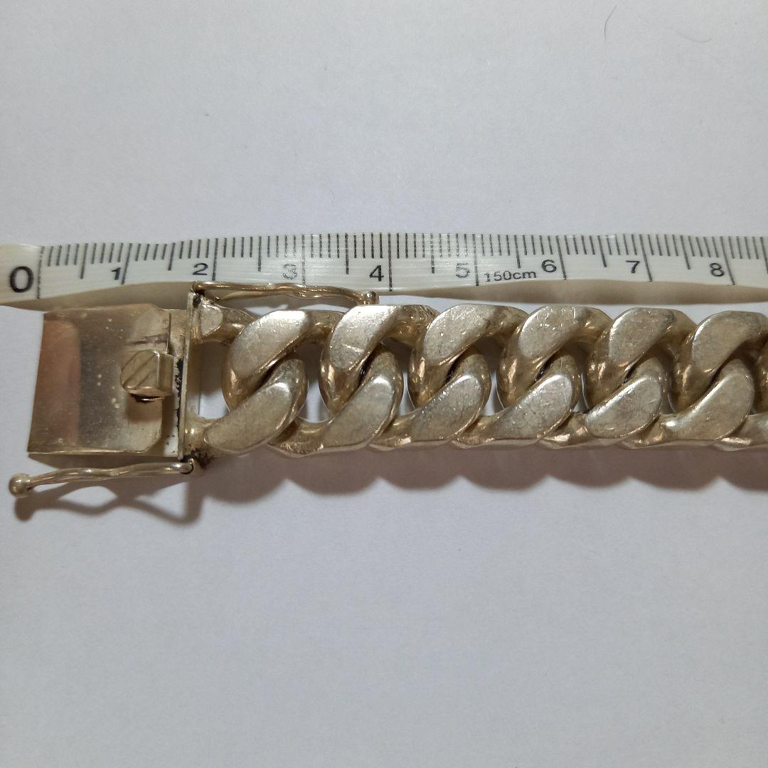 シルバー 925 ブレスレット 約170.8～9g　超太め　銀塊