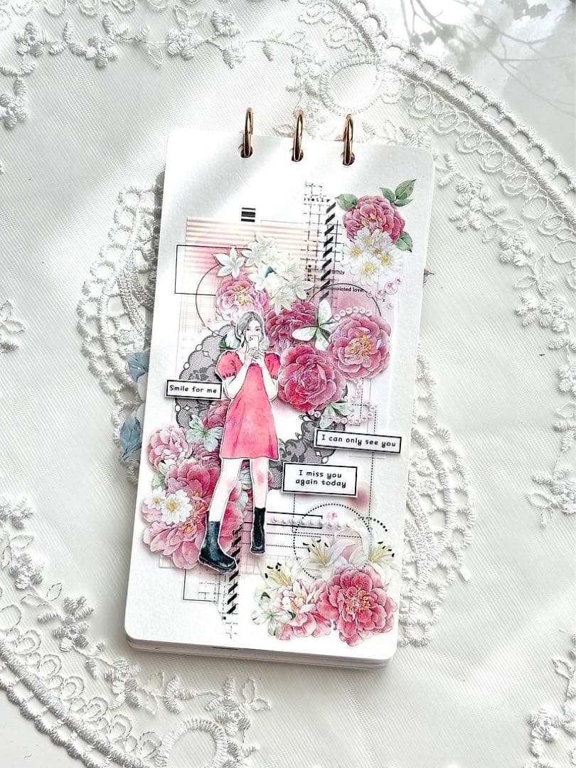 コラージュ素材　紙もの　素材紙　【1738】