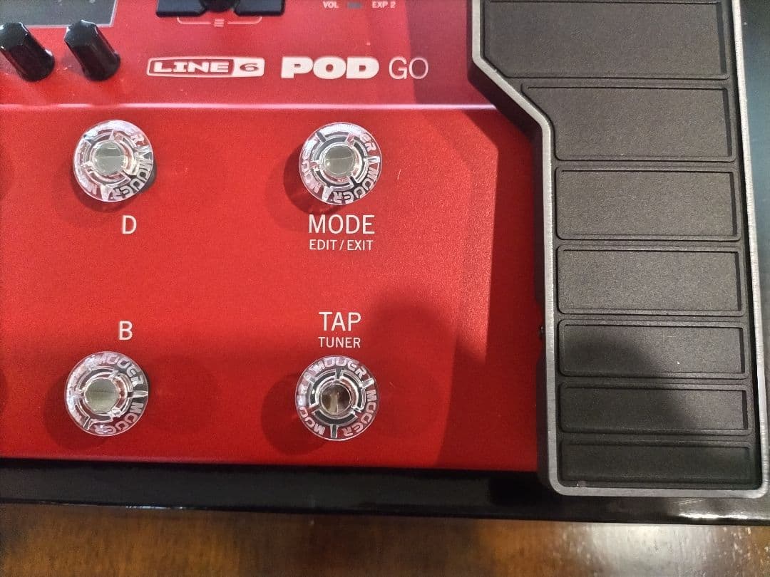 LINE 6 POD GO 限定レッド ギターマルチエフェクター