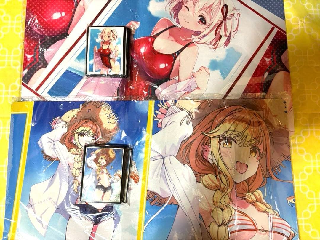 【大量】キャラクタースリーブ&プレイマット まとめ売り　約130個セット