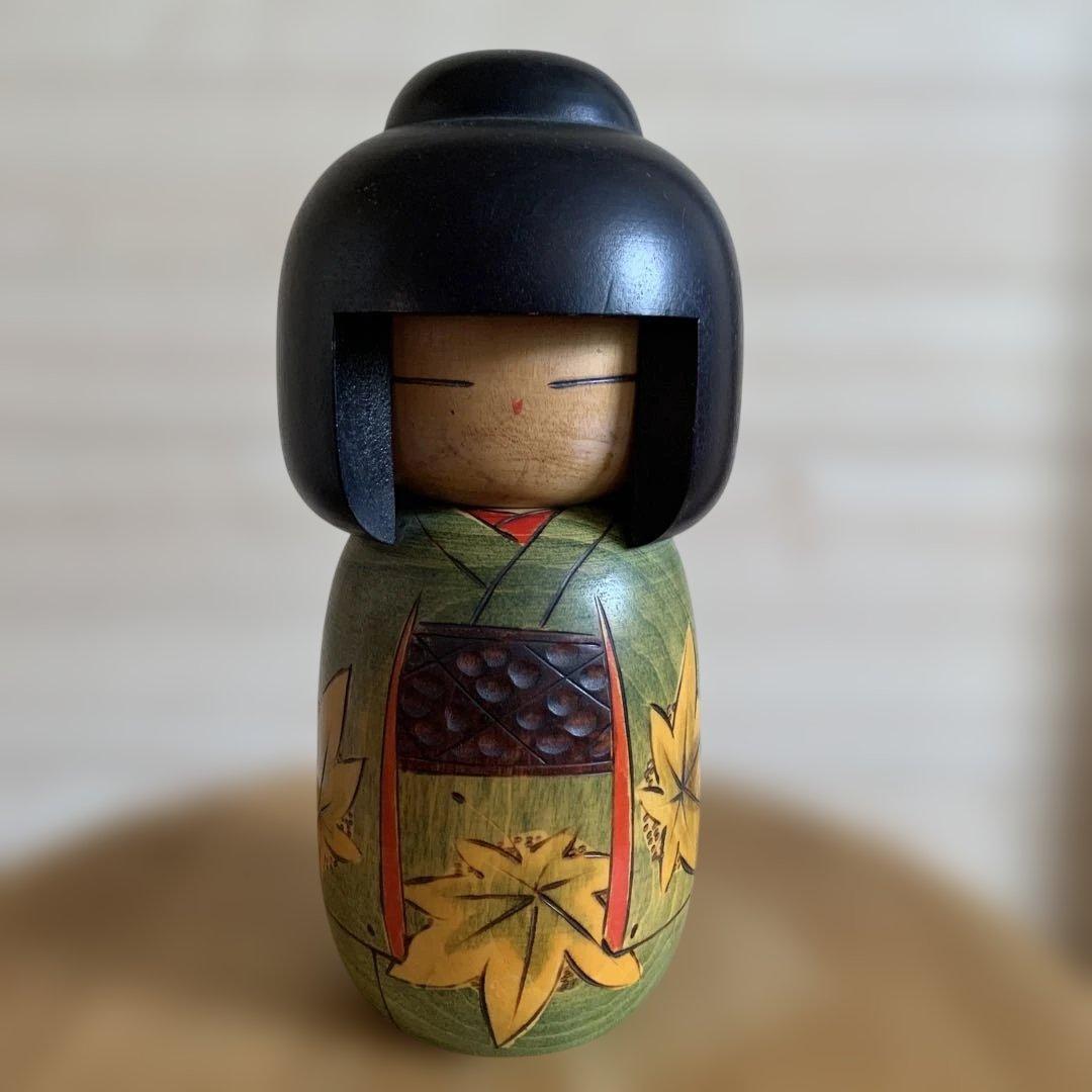 和のインテリアに！　昭和の創作こけし　総理大臣賞受賞作家作品　こけしの里『静香』