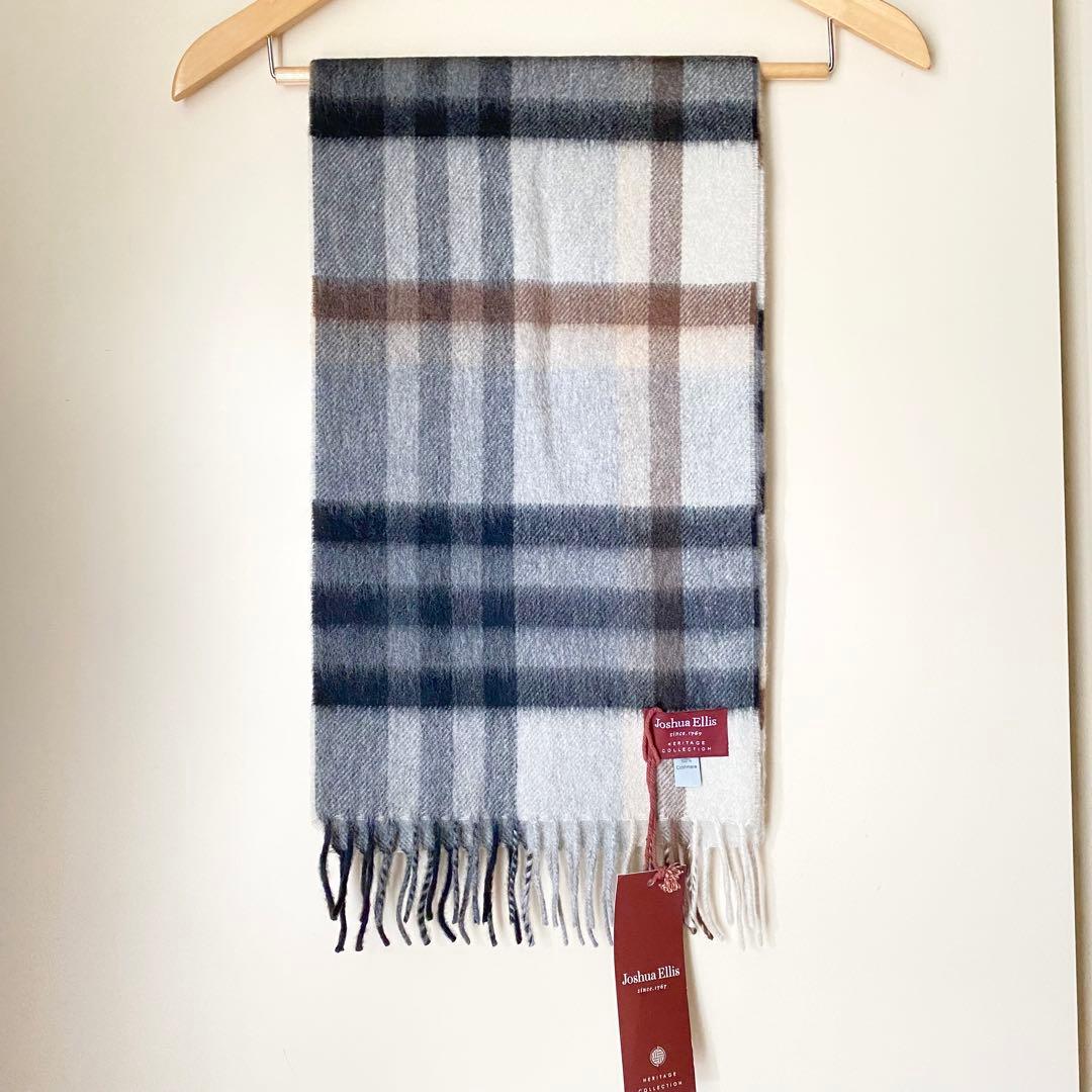 【Joshua Ellis】 ジョシュア エリス カシミヤ マフラー ストール
