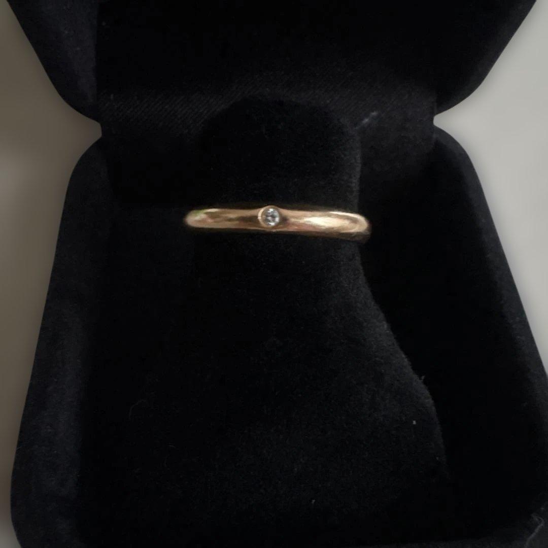 Cartier ゴールドリング サイズ49 ダイヤモンド付き