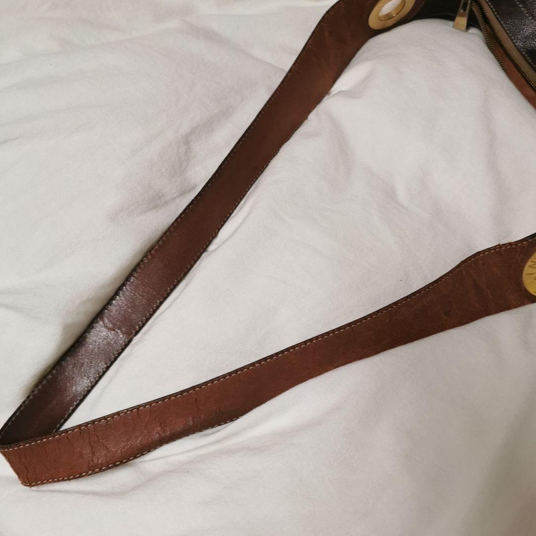 セリーヌ ショルダーバッグ PVC レザー サークル金具 マカダム