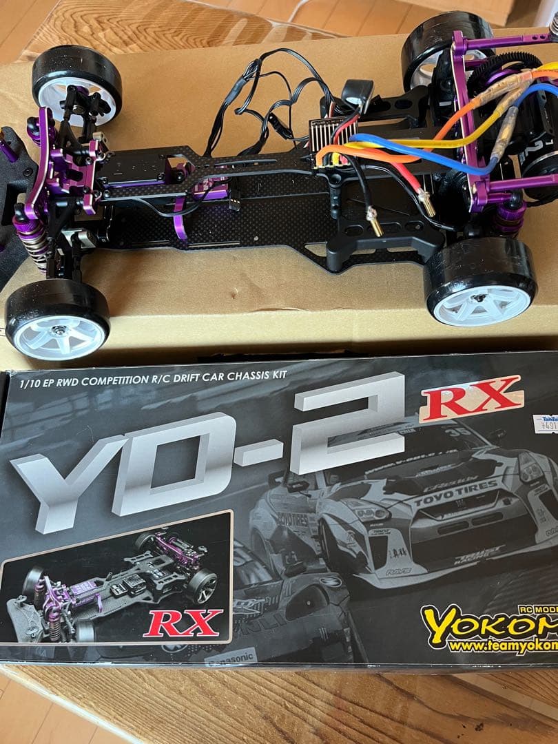 YokomoYD-2RX 1/10 RWD ドリフトカーキット サーボアンプ付き