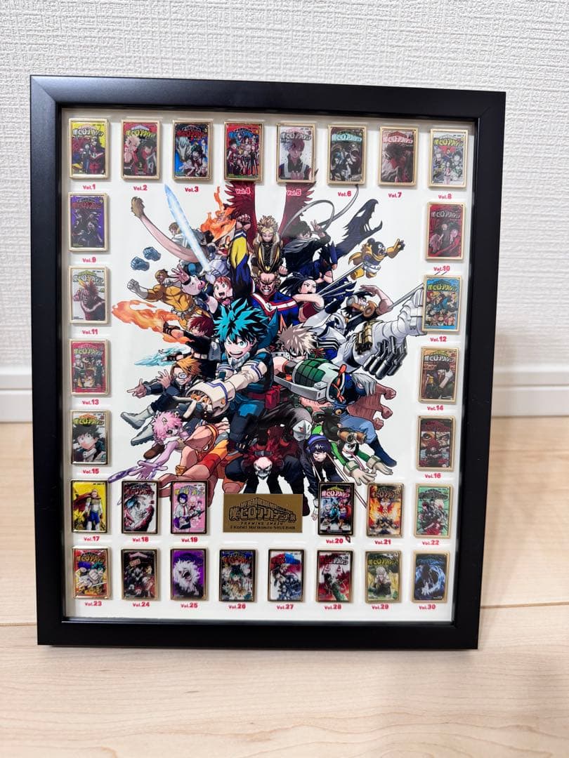 マー。僕のヒーローアカデミア 額装ピンズセット