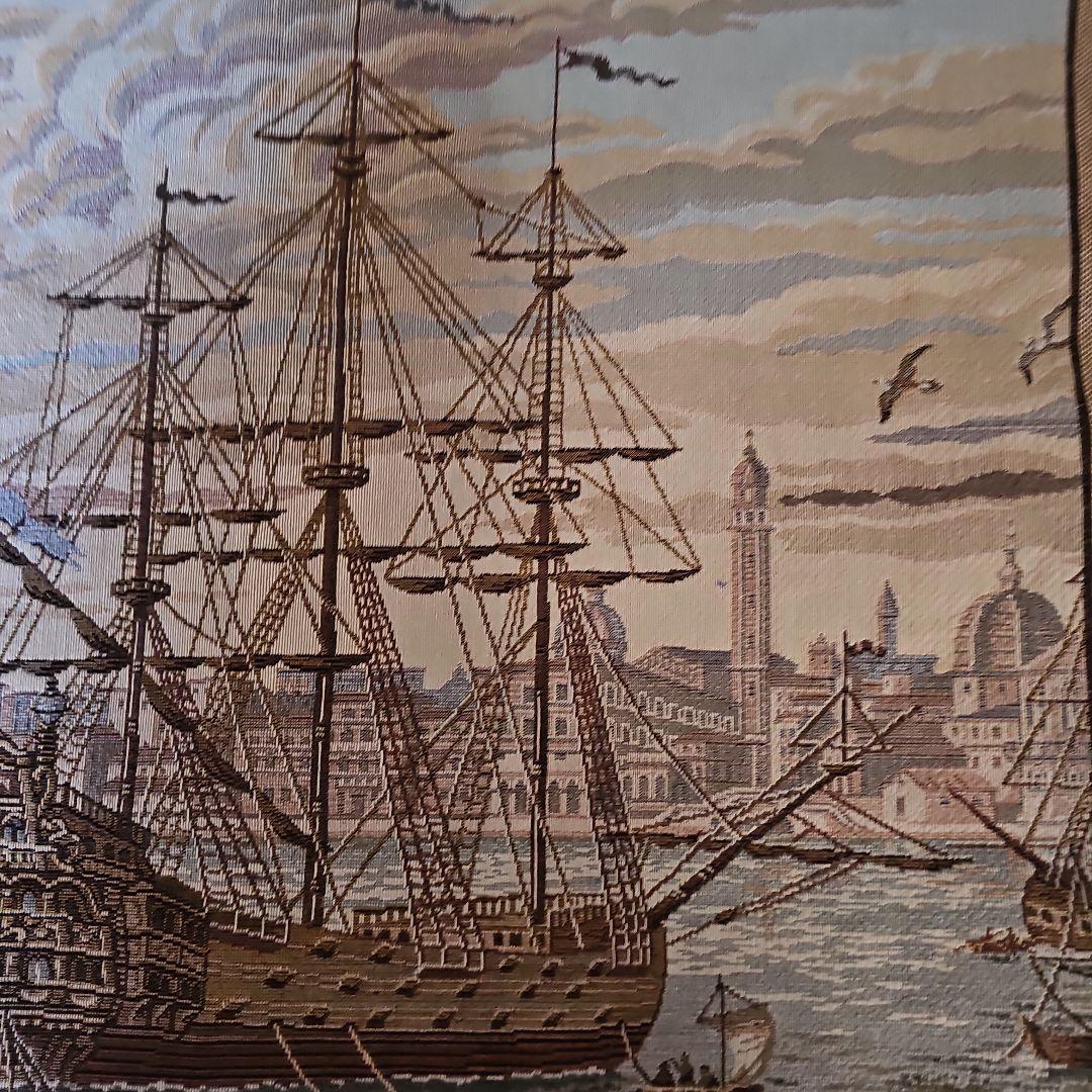 イタリア タペストリー ジャガード織り