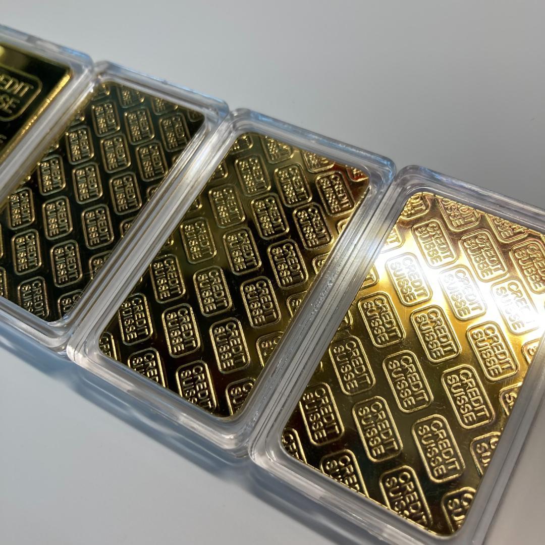 10枚インゴット【レプリカ】高品質　インテリア雑貨　GOLD ※シリアル違い