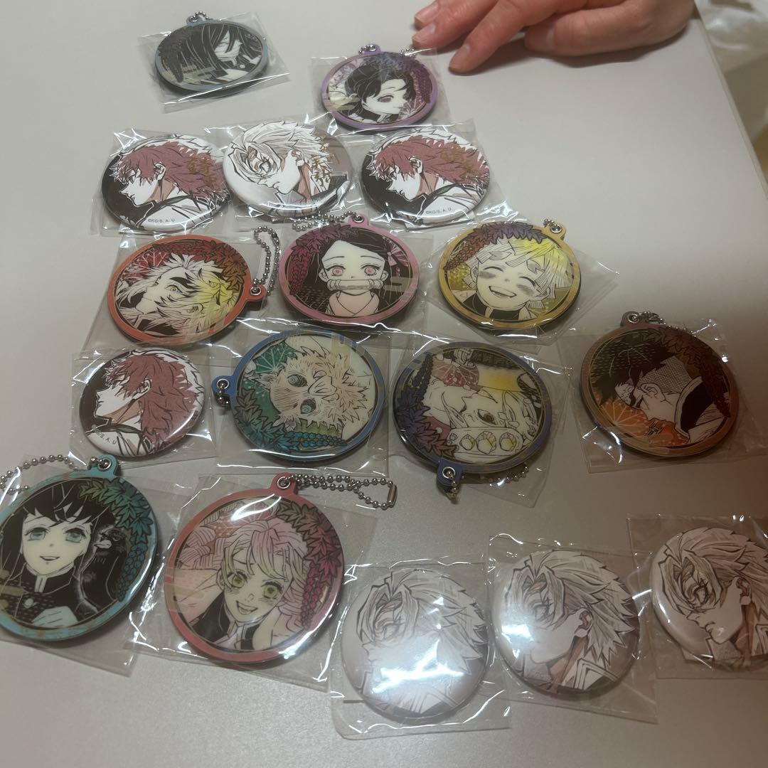 鬼滅の刃 アクリル缶バッジ 20個セット
