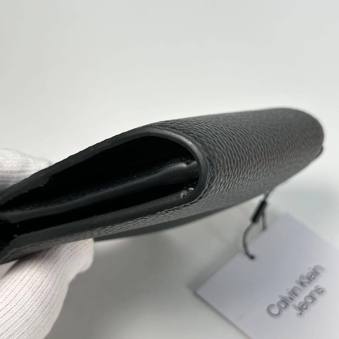 新品 正規品 カルバンクライン 3つ折り財布 ウォレット CKロゴ ロゴ金具